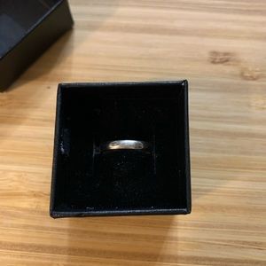 14kt white gold 3mm band